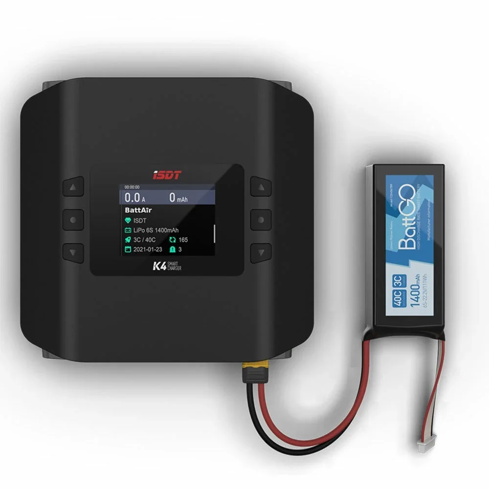 ISDT K4 เครื่องชาร์จสมาร์ทแบบป - Isdt K4 Dual Lipo Charger บทวิจารณ์และราคา